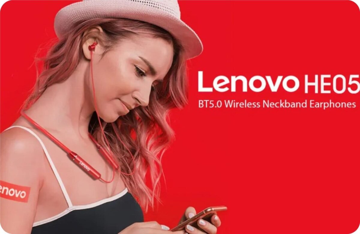 Lenovo HE05 Bluetooth Headset IPX5-Black