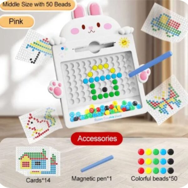 Magnetic Drawing Board Letters Words Educational Toys-White