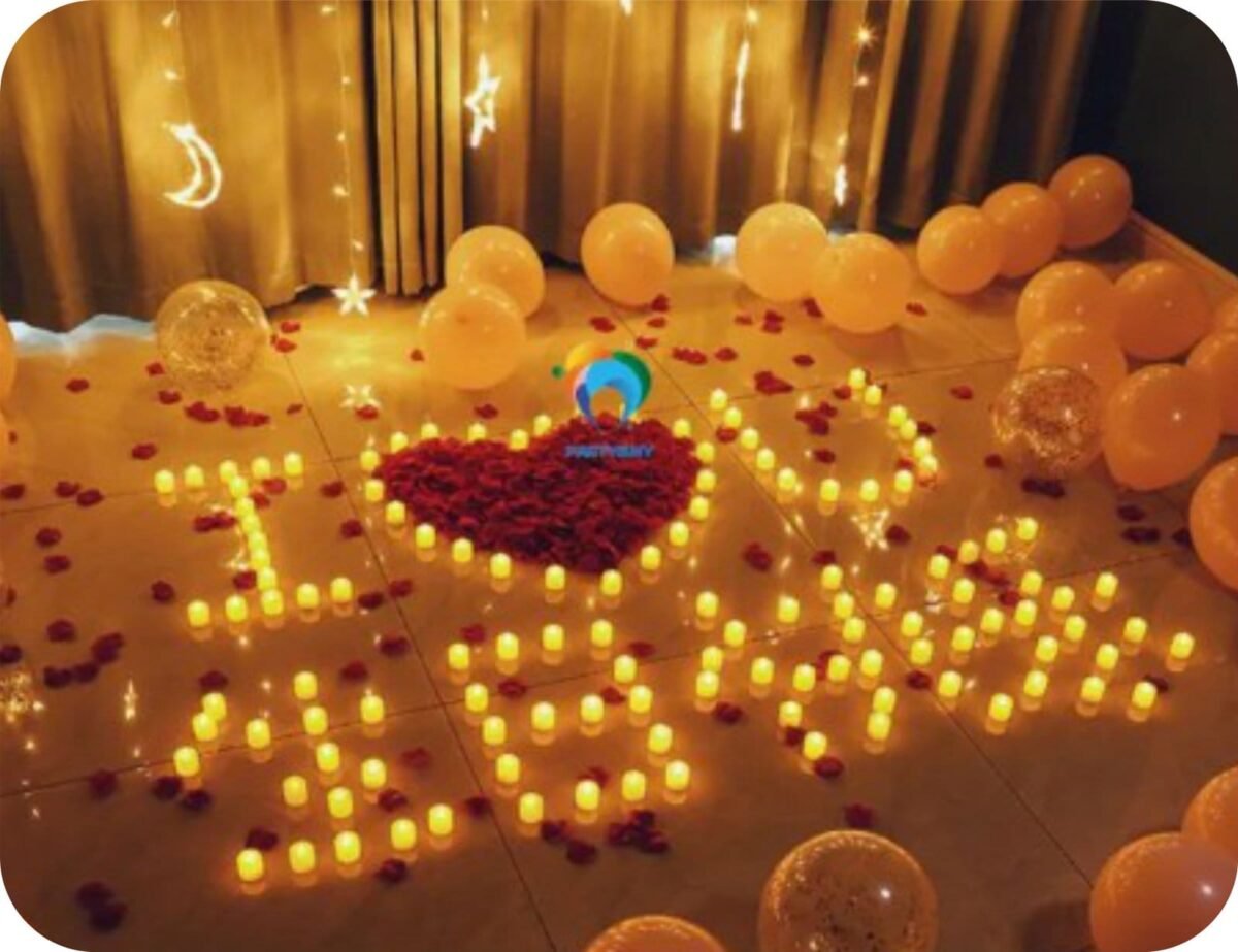 LED Candle Light -Pink
