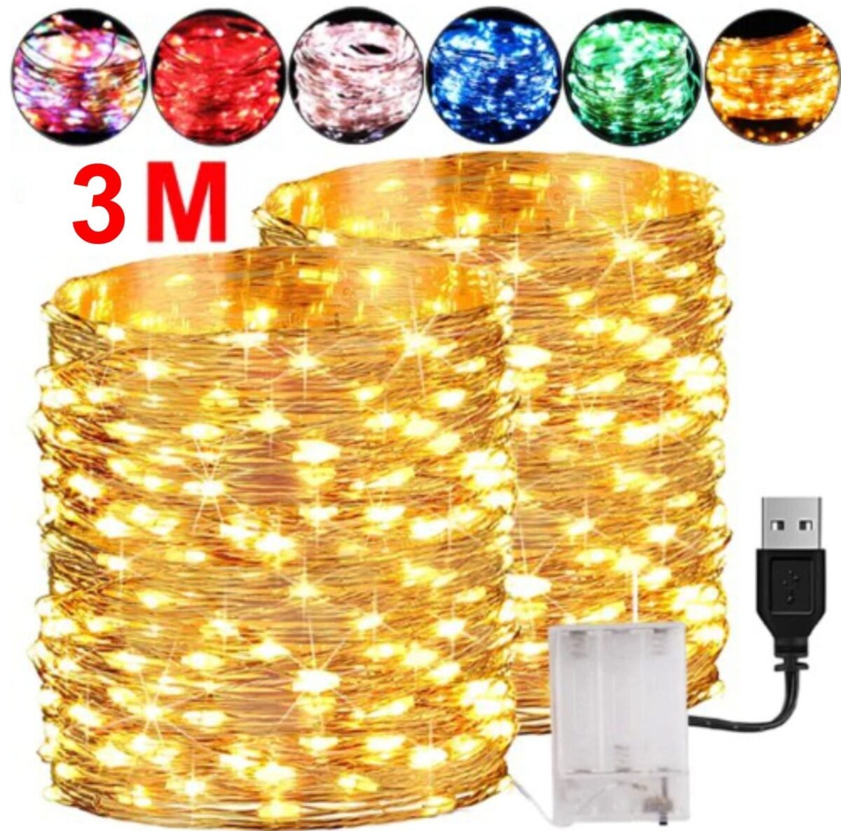 LED Lights String -MULTICOLOR