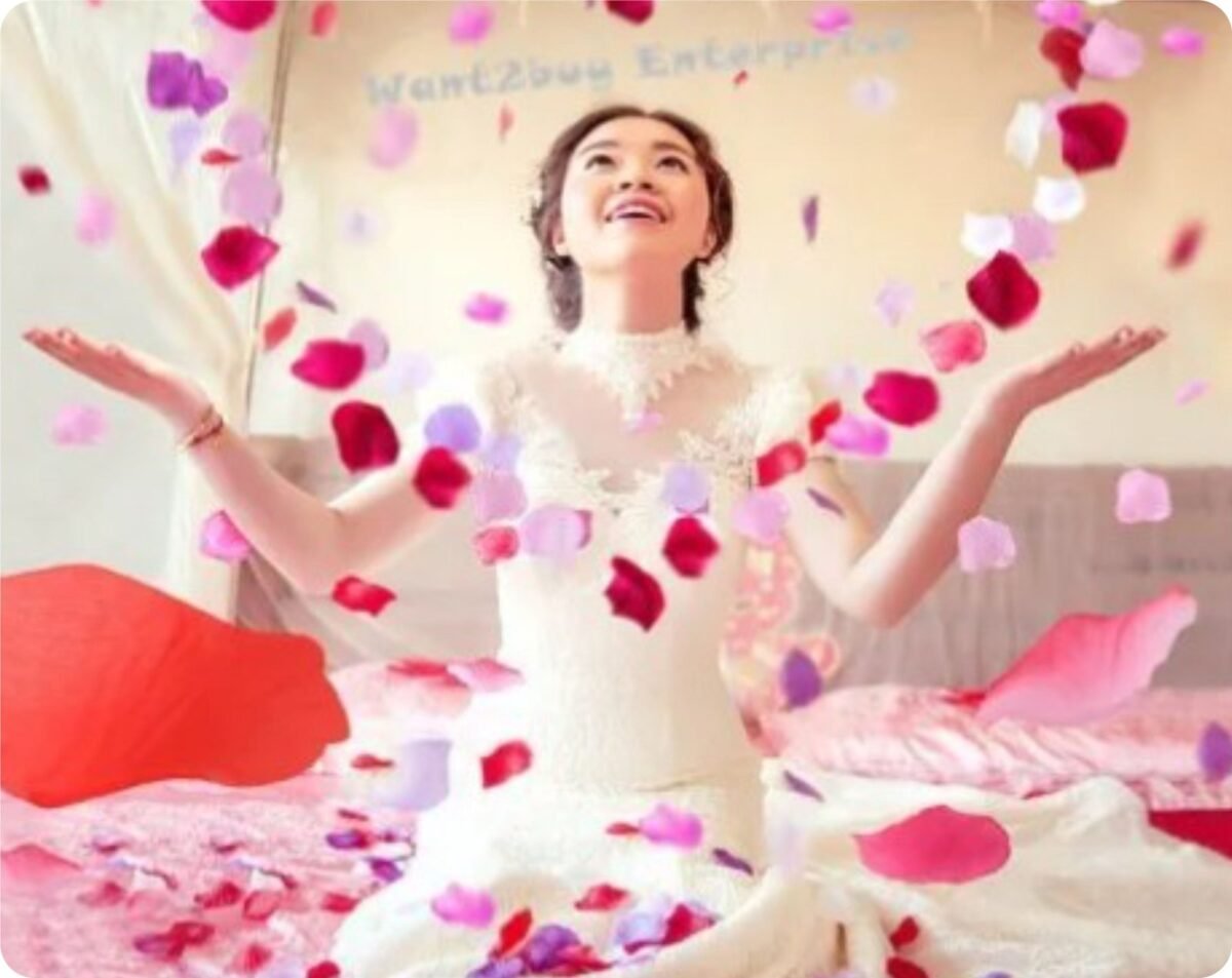 Artificial Rose Petals-Light Pink