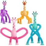 Suction Cup Telescopic Giraffe-Blue