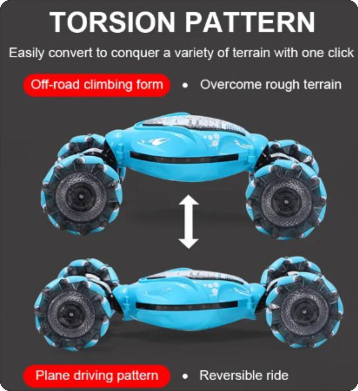 Remote control twisting car-Blue