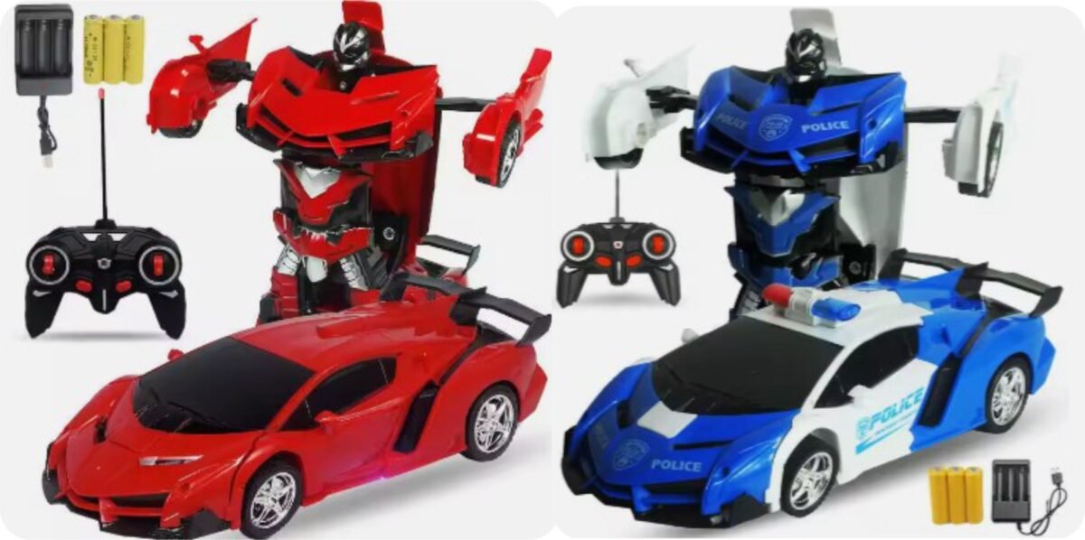 Transformation Robot Car Sensor-Blue