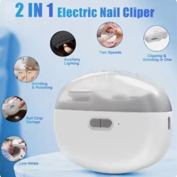 Rechargeable Nail Clipper-Pink