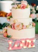 3D Love Heart LED Letter Lamps