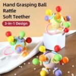 Silicone Hand Grab Ball (Newborn Gift)-Blue