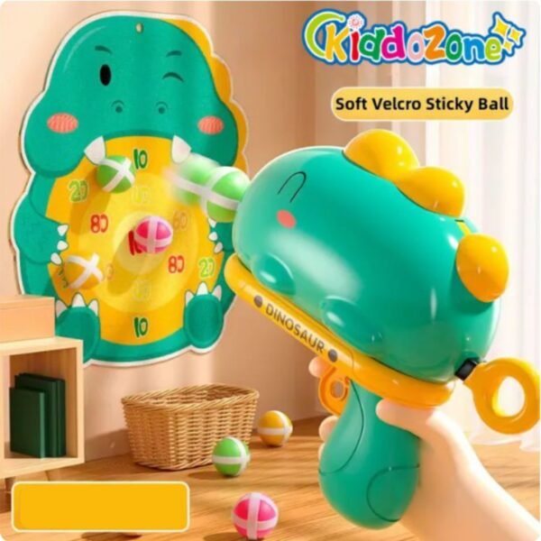 Sticky Ball Dart Board-Green