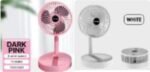 Telescopic Foldable Mini Fan Rechargeable-Pink