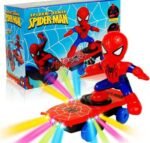 4D Lights Spider Sense Stunt Skateboard-Mix Color