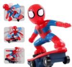 4D Lights Spider Sense Stunt Skateboard-Mix Color