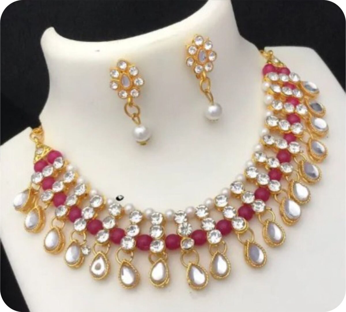 Necklace Set-Gray