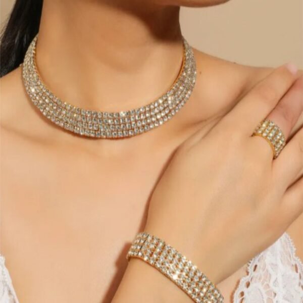 5Pcs Women Jewelry Sets -Gold