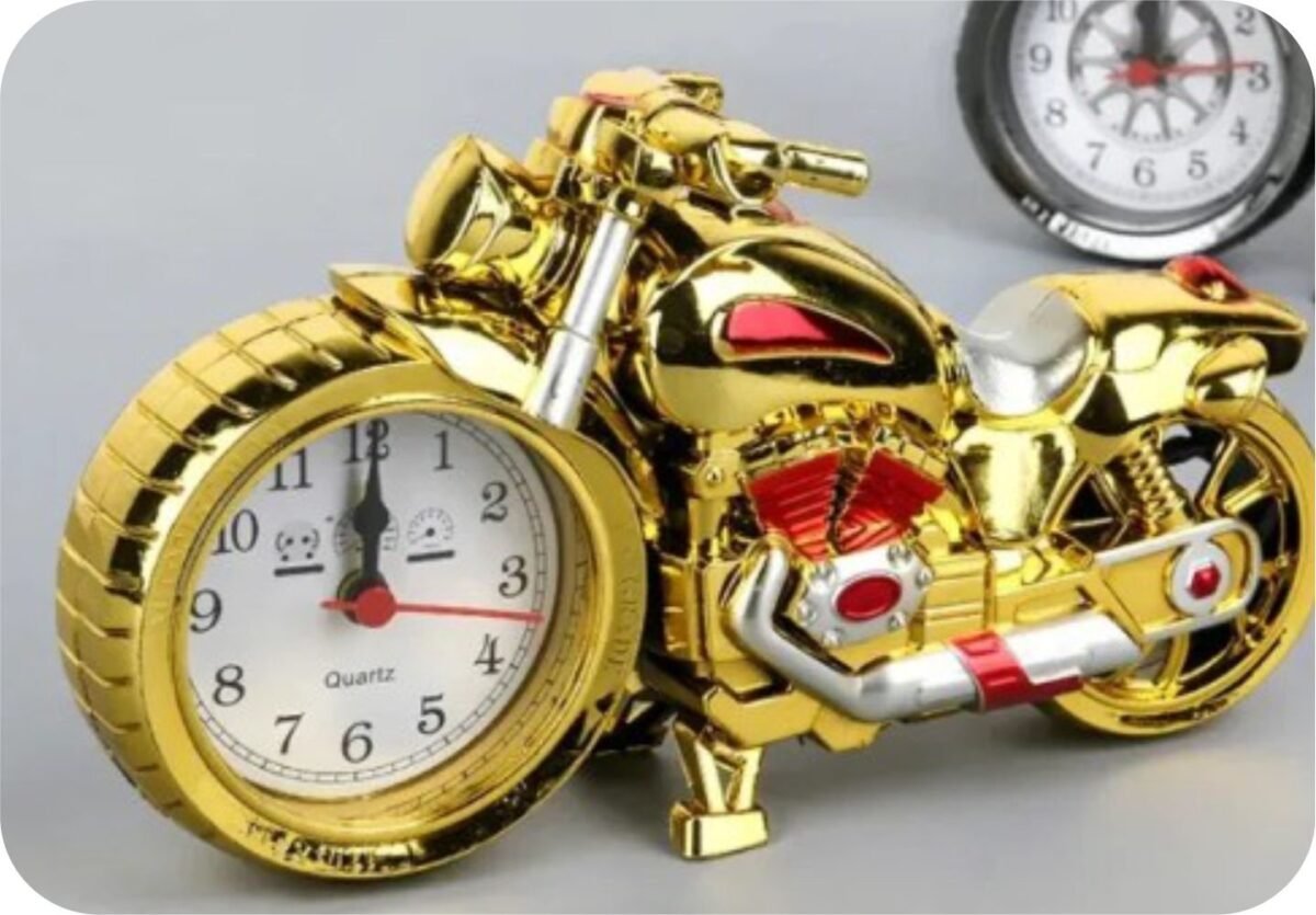 Motorcycle Model Alarm Clock -Black