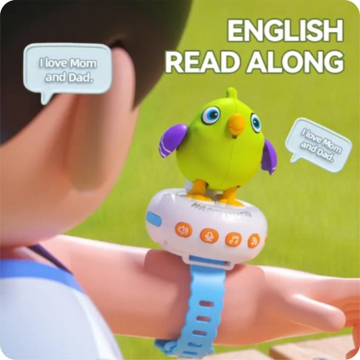 Voice Interactive Bird Toy-Purple