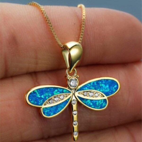 Neckless Dragonfly-Blue