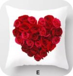 2 Hart Pillow Case-Red