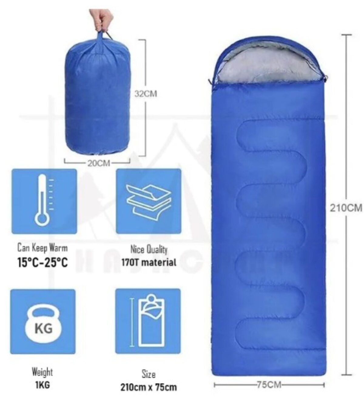 Sleeping Bag-Black