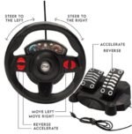 Car with Pedal Steering Wheel -Orang