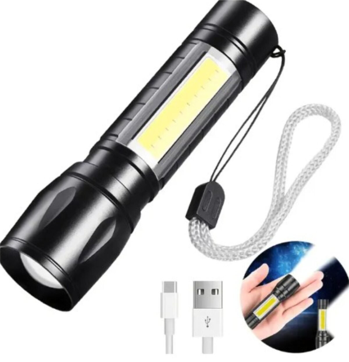 USB Flash Light -Black