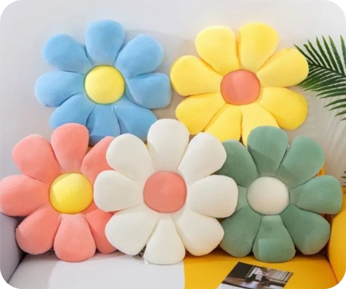 Pillow Flower -Blue