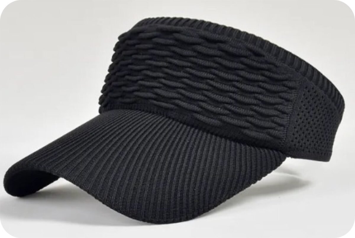 Breathable Empty Top Cap -Black