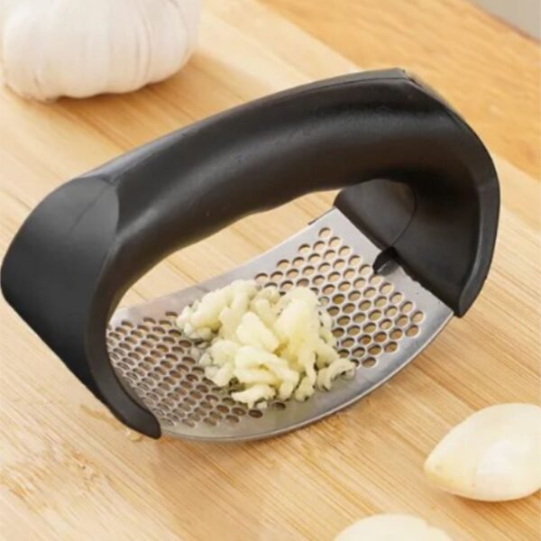 Stainless Steel Garlic Press Manual Ring-Black