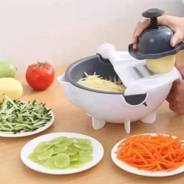 Vegetable Slicer Cutter With Drain Basket-EXTRA BUBBLE