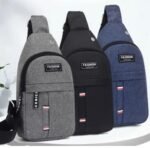 Men's Chest Bag Youth Waist Bag Fashion Sports Shoulder Crossbody Bag