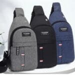 Men's Chest Bag Youth Waist Bag Fashion Sports Shoulder Crossbody Bag