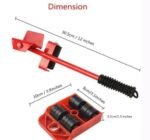 Furniture Mover and Lifter with easy 360 degree rotating furniture handling mover - Image 2