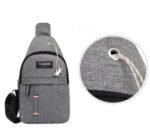 Men's Chest Bag Youth Waist Bag Fashion Sports Shoulder Crossbody Bag - Image 2