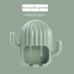 Nordic style cactus toothbrush holder