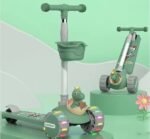 Scooter for kid 2 in 1 LED Light Wheels and Music.