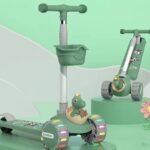 Scooter for kid 2 in 1 LED Light Wheels and Music.