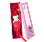 Teddy Bear with Rose Flower