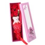 Teddy Bear with Rose Flower