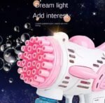 Bubble Gun Blowing Machine 30 Holes Toys - Image 5