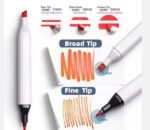 Drawing Art Markers , Permanent  262 pcs/ 120 pcs/ 80 pcs - Image 2