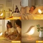 Creative Touch Wooden Bird Night Light Lamp 3 Colors