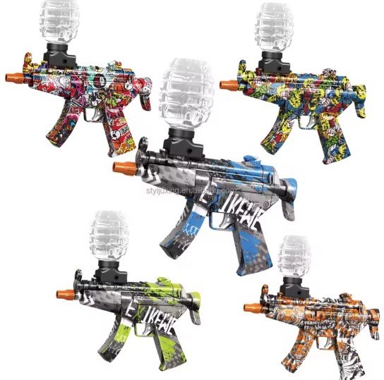 1 MP5 Style Mini Graffiti Electric Gel Ball - Image 1