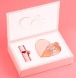 Women Perfume and Lipstick Set Pink Heart Gift Box - Image 2