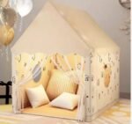 Indoor & Outdoor Play Khaki Smiling Face House Tent