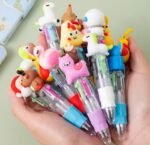 Four-Color Ballpoint Pen Plastic School Stationery