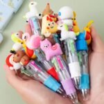Four-Color Ballpoint Pen Plastic School Stationery