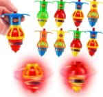 LED Light UFO Spinning Tops Kids