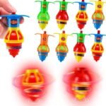 LED Light UFO Spinning Tops Kids