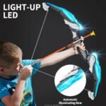 Led Light up Archery Toy Set With Suction Cup Bow and Arrow Toys