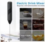 Low Noise Electric Milk Frother Handheld Coffee Mixer Mini - Image 2