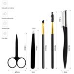 5pcs Eyebrow Tool Makeup Set with Eyebrow Brushes